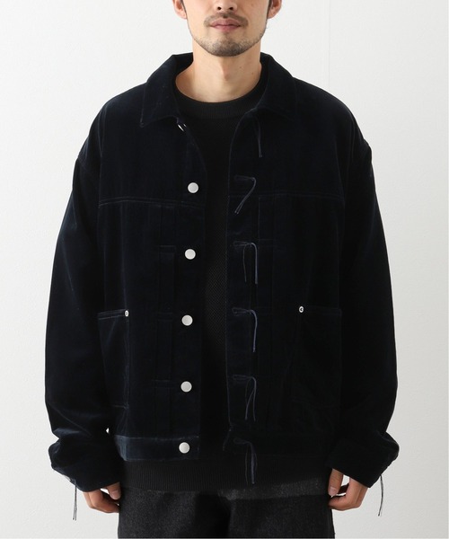Jieda（ジエダ）の「【JIEDA / ジエダ】VELVET G JACKET（ブルゾン・メンズ・ネイビー・1）」の8枚目の写真