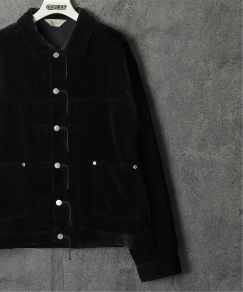 Jieda（ジエダ）の「【JIEDA / ジエダ】VELVET G JACKET（ブルゾン・メンズ・ネイビー・1）」の13枚目の写真