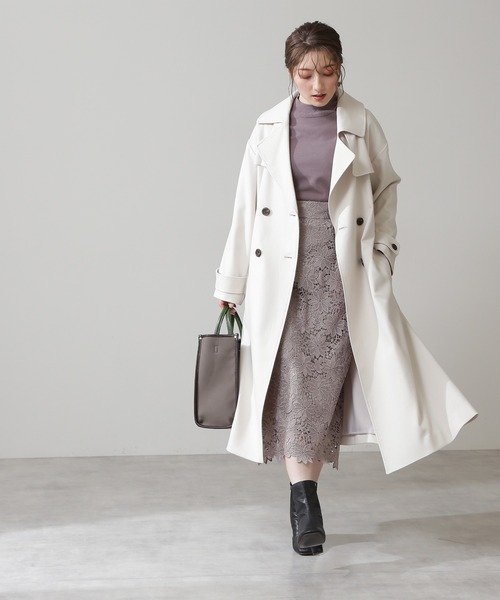 N.(N. Natural Beauty Basic)(エヌエヌナチュラルビューティーベーシック)の「【追加生産】ケミカルレースロングスカート(スカート・レディース・グレー/イエロー/グリーン/ブラウン系その他/ベージュ/ネイビー/オレンジ/カーキ/オフホワイト/ネイビー系2/ピンク・MEDIUM)」の15枚目の写真