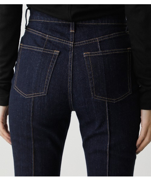 AZUL by moussy（アズールバイマウジー）の「PIN TUCK DENIM FLARE/ピンタックデニムフレア（デニムパンツ・レディース・ワンウォッシュ/ライトベージュ・SMALL/X-SMALL/MEDIUM/LARGE）」の18枚目の写真