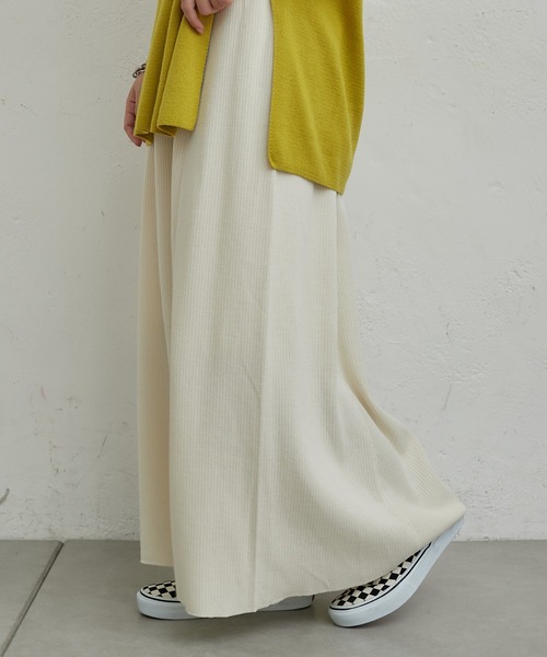 CIAOPANIC TYPY（チャオパニックティピー）の「変形ワッフルマーメイドスカート（スカート・レディース・チャコールグレー/アイボリー/グレー系その他・ONE SIZE）」の5枚目の写真