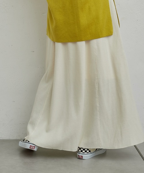 CIAOPANIC TYPY（チャオパニックティピー）の「変形ワッフルマーメイドスカート（スカート・レディース・チャコールグレー/アイボリー/グレー系その他・ONE SIZE）」の7枚目の写真
