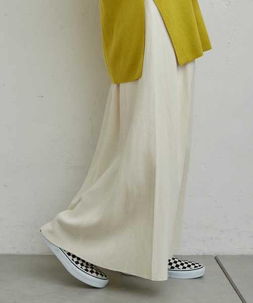 CIAOPANIC TYPY（チャオパニックティピー）の「変形ワッフルマーメイドスカート（スカート・レディース・チャコールグレー/アイボリー/グレー系その他・ONE SIZE）」の8枚目の写真