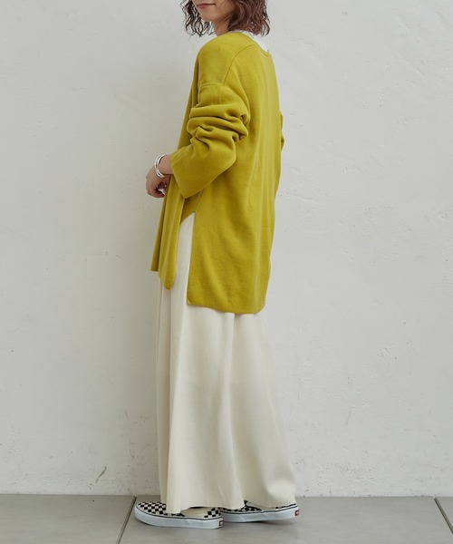 CIAOPANIC TYPY（チャオパニックティピー）の「変形ワッフルマーメイドスカート（スカート・レディース・チャコールグレー/アイボリー/グレー系その他・ONE SIZE）」の11枚目の写真