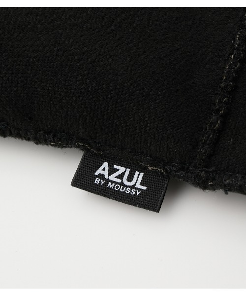 AZUL by moussy（アズールバイマウジー）の「FAUX MOUTON GLOVES/フェイクムートングローブ（手袋・メンズ・ブラック/ベージュ/グレー・FREE）」の8枚目の写真