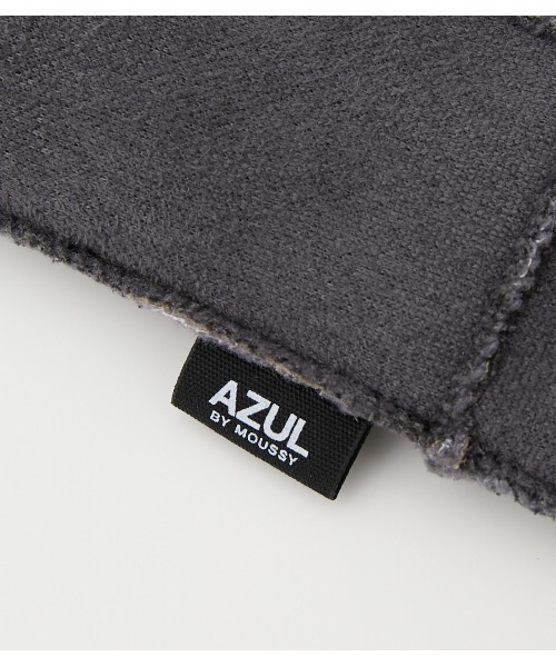AZUL by moussy（アズールバイマウジー）の「FAUX MOUTON GLOVES/フェイクムートングローブ（手袋・メンズ・ブラック/ベージュ/グレー・FREE）」の12枚目の写真
