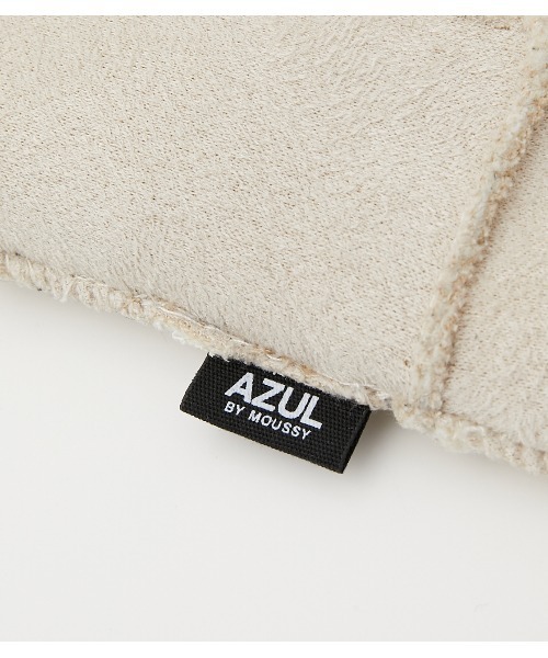 AZUL by moussy（アズールバイマウジー）の「FAUX MOUTON GLOVES/フェイクムートングローブ（手袋・メンズ・ブラック/ベージュ/グレー・FREE）」の17枚目の写真