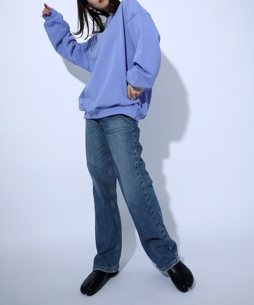 MAISON BREEZE(メゾンブリーズ)の「【MAISON BREEZE】ドロップショルダービッグスウェット KNF(Tシャツ/カットソー・レディース・ホワイト/ブラック/パープル/グレー/ピンク/イエロー/オレンジ・M/L)」の22枚目の写真