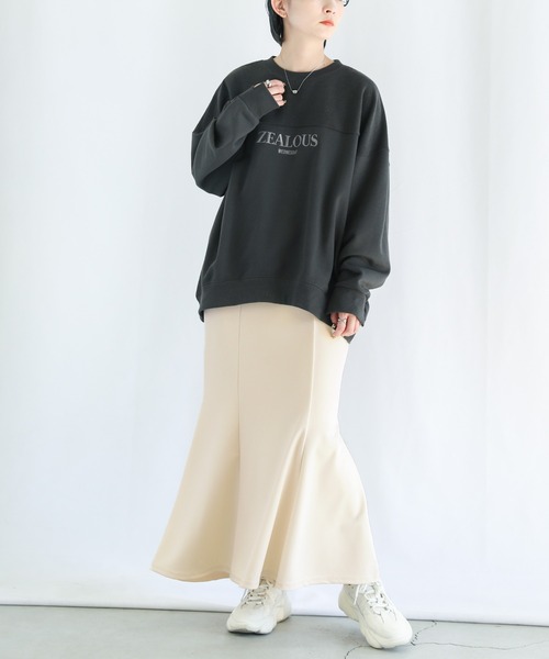 select MOCA(セレクトモカ)の「ストレッチマーメイドスカート(スカート・レディース・ブラック/ベージュ/アイボリー/グリーン/オレンジ・FREE)」の10枚目の写真