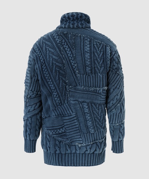 GREG LAUREN グレッグローレン ネルシャツカーディガン 1 美品 GREG