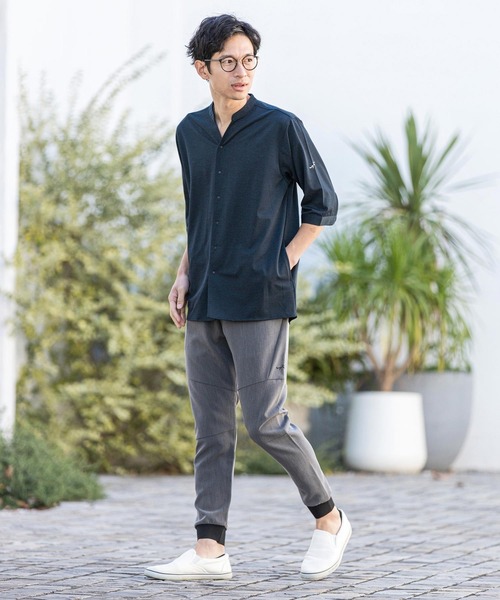 CALL&RESPONSE（コールアンドレスポンス）の「mhs1761-KOKAGE-5分袖シャツ（シャツ/ブラウス・メンズ・ネイビー/チャコール/グレー/オリーブ・4/2/5）」の7枚目の写真