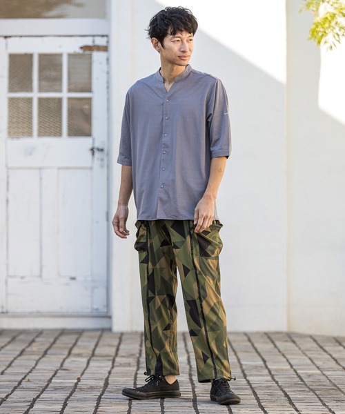 CALL&RESPONSE（コールアンドレスポンス）の「mhs1761-KOKAGE-5分袖シャツ（シャツ/ブラウス・メンズ・ネイビー/チャコール/グレー/オリーブ・4/2/5）」の11枚目の写真