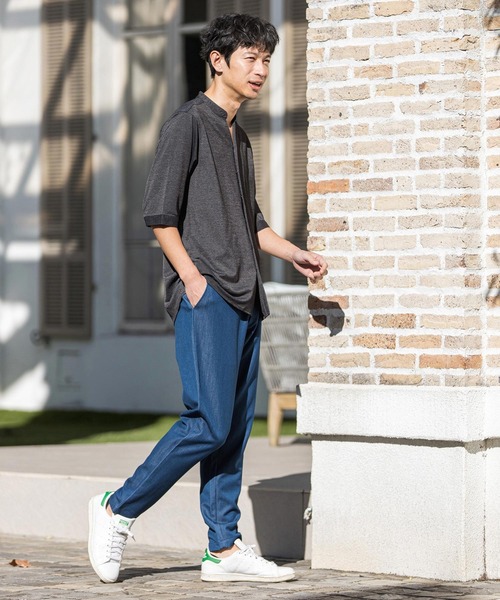 CALL&RESPONSE（コールアンドレスポンス）の「mhs1761-KOKAGE-5分袖シャツ（シャツ/ブラウス・メンズ・ネイビー/チャコール/グレー/オリーブ・4/2/5）」の17枚目の写真