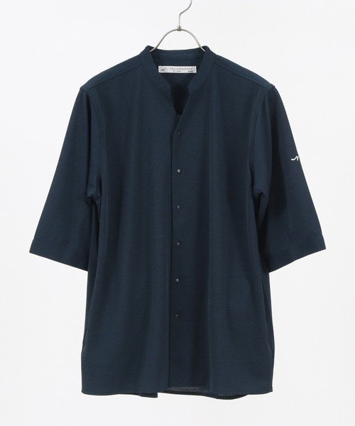 CALL&RESPONSE（コールアンドレスポンス）の「mhs1761-KOKAGE-5分袖シャツ（シャツ/ブラウス・メンズ・ネイビー/チャコール/グレー/オリーブ・4/2/5）」の22枚目の写真