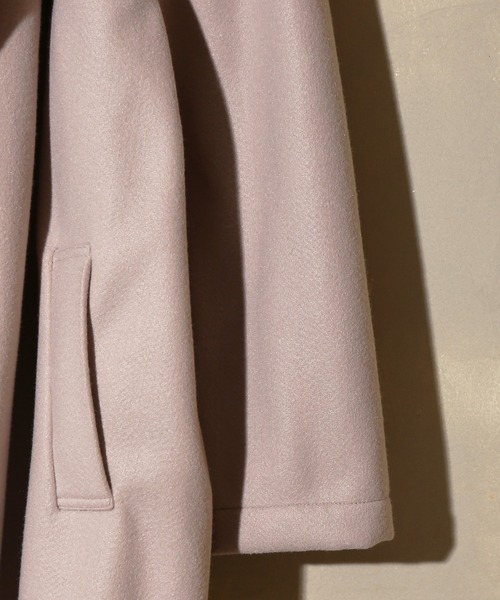 SPINNS(スピンズ)の「ビックシルエット メルトンタイロッケンコート(トレンチコート・メンズ・ブラック/ブラウン/グレー・M/L)」の11枚目の写真