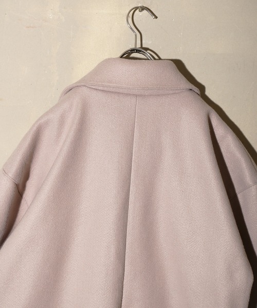 SPINNS(スピンズ)の「ビックシルエット メルトンタイロッケンコート(トレンチコート・メンズ・ブラック/ブラウン/グレー・M/L)」の16枚目の写真