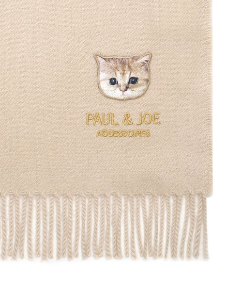 PAUL&JOE(ポールアンドジョー)の「ヌネットマフラー(マフラー・レディース・オフホワイト/ベージュ/ピンク・FREE)」の10枚目の写真