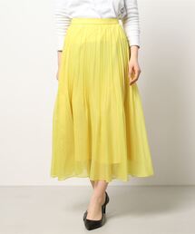 セルフォード プリーツスカート ワッシャースカート 水色 36 セルフォード プリーツスカート ワッシャースカート 水色 36