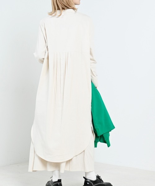 LUPILIEN（ルピリアン）の「【LUPILIEN】ネルバンドカラーシャツワンピース（ワンピース・レディース・ブラック/オフホワイト/グリーン・FREE）」の19枚目の写真