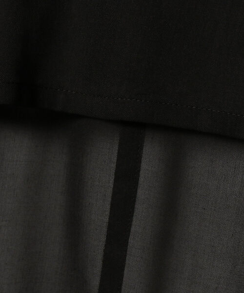 BEAMS LIGHTS(ビームスライツ)の「BEAMS LIGHTS / シアートレンチコート(その他アウター・レディース・ベージュ/ブラック・ONE SIZE)」の19枚目の写真