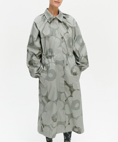 マリメッコ コート グレー Sサイズ marimekko（マリメッコ）の「Unikko / Sottiisi Varjatty coat（その他