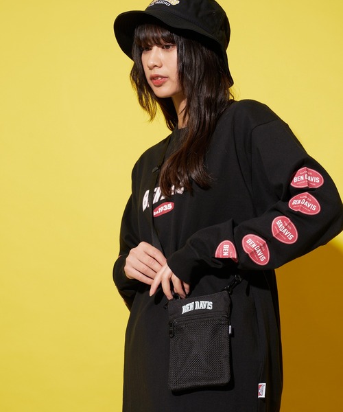 BEN DAVIS(ベンデイビス)の「【BEN DAVIS/ベンデイビス】フロントメッシュポケット付き ミニネックポーチ ショルダーバッグ ロゴ刺繍(ショルダーバッグ・メンズ・グリーン/レッド・FREE)」の19枚目の写真