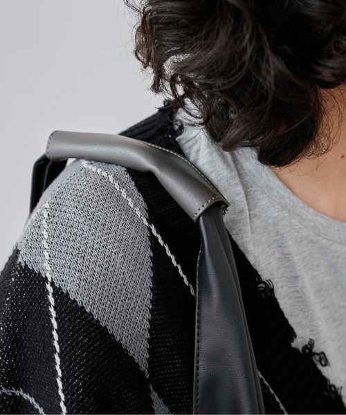 CPCM（シーピーシーエム）の「コインケース付きマルシェバッグ（トートバッグ・メンズ・ブラウン/ブラック・FREE）」の5枚目の写真