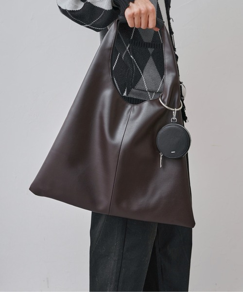 CPCM（シーピーシーエム）の「コインケース付きマルシェバッグ（トートバッグ・メンズ・ブラウン/ブラック・FREE）」の13枚目の写真