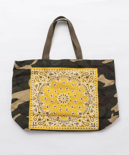 ROTHCO(ロスコ)の「【ROTHCO/ロスコ】BANDANA TOTE バンダナ トートバッグ(トートバッグ・メンズ・ブラック/オリーブ/キナリ/グリーン系その他3・FREE)」の1枚目の写真