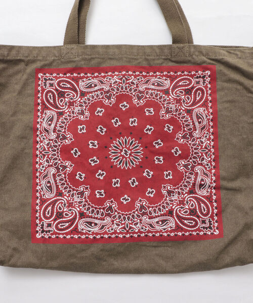 ROTHCO(ロスコ)の「【ROTHCO/ロスコ】BANDANA TOTE バンダナ トートバッグ(トートバッグ・メンズ・ブラック/オリーブ/キナリ/グリーン系その他3・FREE)」の11枚目の写真