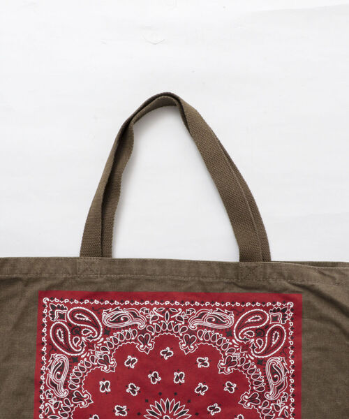 ROTHCO(ロスコ)の「【ROTHCO/ロスコ】BANDANA TOTE バンダナ トートバッグ(トートバッグ・メンズ・ブラック/オリーブ/キナリ/グリーン系その他3・FREE)」の9枚目の写真