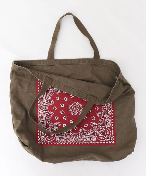 ROTHCO(ロスコ)の「【ROTHCO/ロスコ】BANDANA TOTE バンダナ トートバッグ(トートバッグ・メンズ・ブラック/オリーブ/キナリ/グリーン系その他3・FREE)」の6枚目の写真