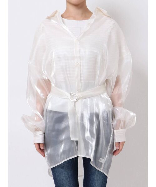 dazzlin(ダズリン)の「ブライトシャツ(シャツ/ブラウス・レディース・パープル/オフホワイト/グリーン・FREE)」の20枚目の写真