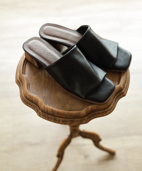 _fot ウッドヒールミュール SESTO（セスト）の「ストレッチフィットウッドヒールミュール