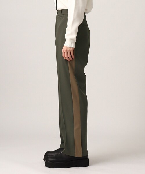 tk.TAKEO KIKUCHI（ティーケータケオキクチ）の「◆サイドスリットラインパンツ（その他パンツ・メンズ・ベージュ系4/モスグリーン系4/ブラック系4/ダークグリーン系4/ガンメタ・66/02/03）」の12枚目の写真