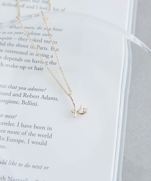 ROPE' PICNIC（ロペピクニック）の「イニシャルパーツトッププチペンダント（ネックレス・レディース・ゴールド系その他/ゴールド/ゴールド系その他2/その他2/その他/その他3・FREE）」の3枚目の写真