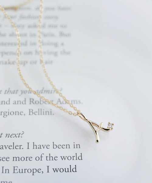 ROPE' PICNIC（ロペピクニック）の「イニシャルパーツトッププチペンダント（ネックレス・レディース・ゴールド系その他/ゴールド/ゴールド系その他2/その他2/その他/その他3・FREE）」の2枚目の写真