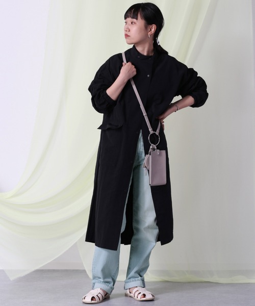 cepo（セポ）の「ワッシャーユーティリティーコート（その他アウター・レディース・ブラック/ベージュ/オリーブ・M）」の2枚目の写真