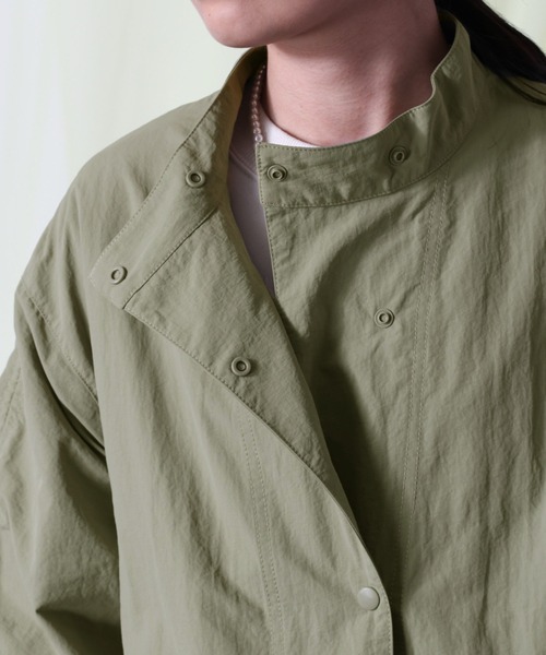 cepo（セポ）の「ワッシャーユーティリティーコート（その他アウター・レディース・ブラック/ベージュ/オリーブ・M）」の12枚目の写真