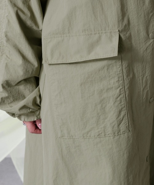 cepo（セポ）の「ワッシャーユーティリティーコート（その他アウター・レディース・ブラック/ベージュ/オリーブ・M）」の4枚目の写真