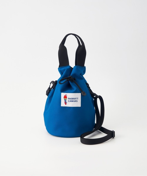 PARROTT CANVAS(パロットキャンバス)の「PARROTT CANVAS/パロットキャンバス カロライナキャリー(ショルダーバッグ・レディース・グレイッシュベージュ/ブラック/ターコイズブルー/カーキ・FREE)」の4枚目の写真