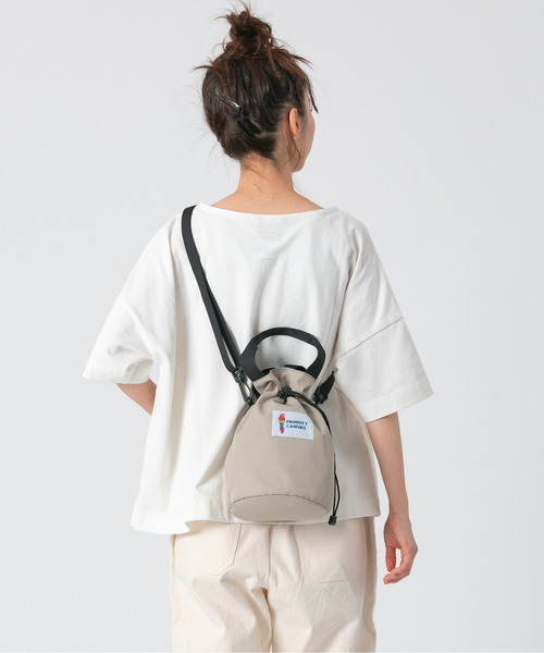 PARROTT CANVAS(パロットキャンバス)の「PARROTT CANVAS/パロットキャンバス カロライナキャリー(ショルダーバッグ・レディース・グレイッシュベージュ/ブラック/ターコイズブルー/カーキ・FREE)」の18枚目の写真