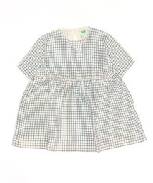 FUB（ファブ）の「FUB / コットンニット チェック ワンピース（ワンピース・キッズ）」