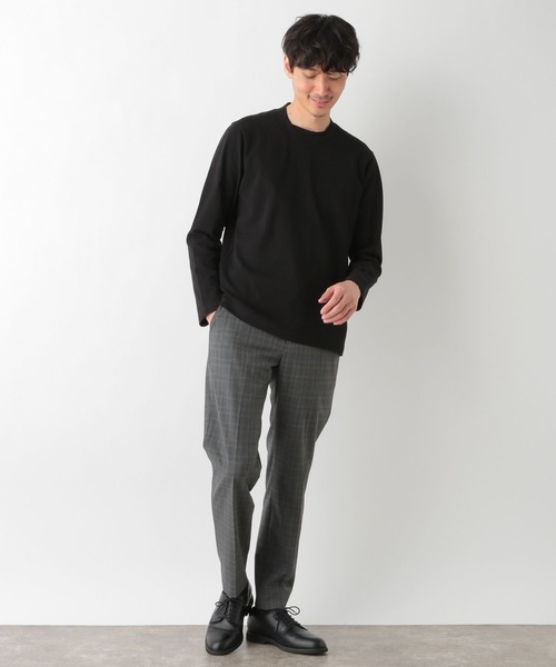 GLOBAL WORK（グローバルワーク）の「JACKET IN TEE／長袖/264126（Tシャツ/カットソー・メンズ・ブラック/ホワイト/グレー・SMALL/LARGE/MEDIUM）」の9枚目の写真