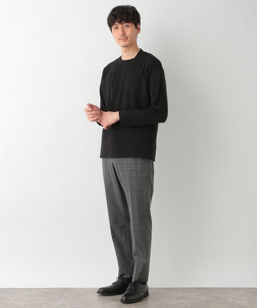 GLOBAL WORK（グローバルワーク）の「JACKET IN TEE／長袖/264126（Tシャツ/カットソー・メンズ・ブラック/ホワイト/グレー・SMALL/LARGE/MEDIUM）」の12枚目の写真