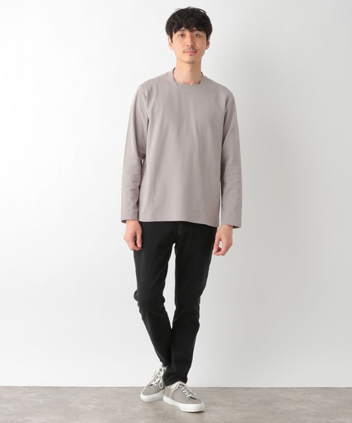 GLOBAL WORK（グローバルワーク）の「JACKET IN TEE／長袖/264126（Tシャツ/カットソー・メンズ・ブラック/ホワイト/グレー・SMALL/LARGE/MEDIUM）」の7枚目の写真