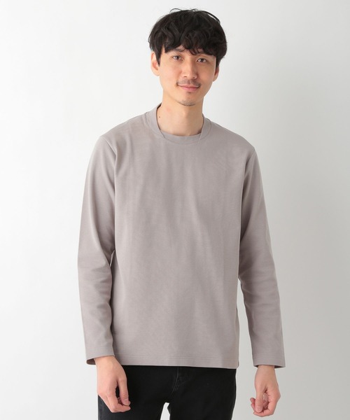 GLOBAL WORK（グローバルワーク）の「JACKET IN TEE／長袖/264126（Tシャツ/カットソー・メンズ・ブラック/ホワイト/グレー・SMALL/LARGE/MEDIUM）」の10枚目の写真