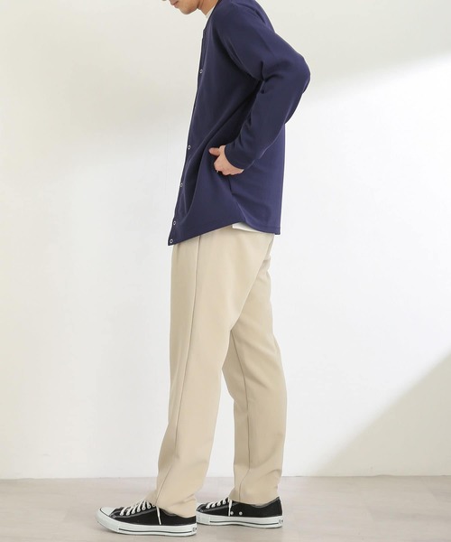 SENSE OF PLACE by URBAN RESEARCH(センスオブプレイスバイアーバンリサーチ)の「『ユニセックス』ツイルポンチクルーネックカーディガン(カーディガン/ボレロ・メンズ・アイボリー/ブラック/グリーン/ネイビー・MEDIUM/LARGE)」の21枚目の写真