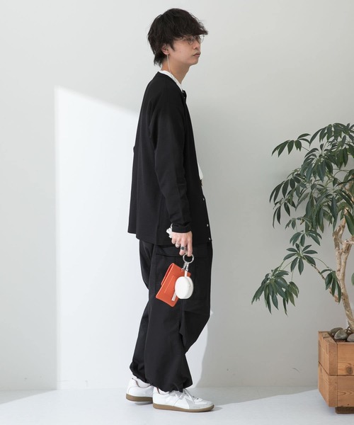 SENSE OF PLACE by URBAN RESEARCH(センスオブプレイスバイアーバンリサーチ)の「『ユニセックス』ツイルポンチクルーネックカーディガン(カーディガン/ボレロ・メンズ・アイボリー/ブラック/グリーン/ネイビー・MEDIUM/LARGE)」の19枚目の写真