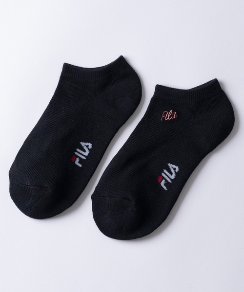 FILA(フィラ)の「FILA フィラ ブランド ロゴ ワンポイント 足底パイル アンクルソックス くるぶし 靴下 23cm 24cm 25cm(ソックス/靴下・レディース・ホワイト/マルチ/ブラック/ブラック系その他/その他/ホワイト系その他・23~25cm/23cm~25cm)」の14枚目の写真
